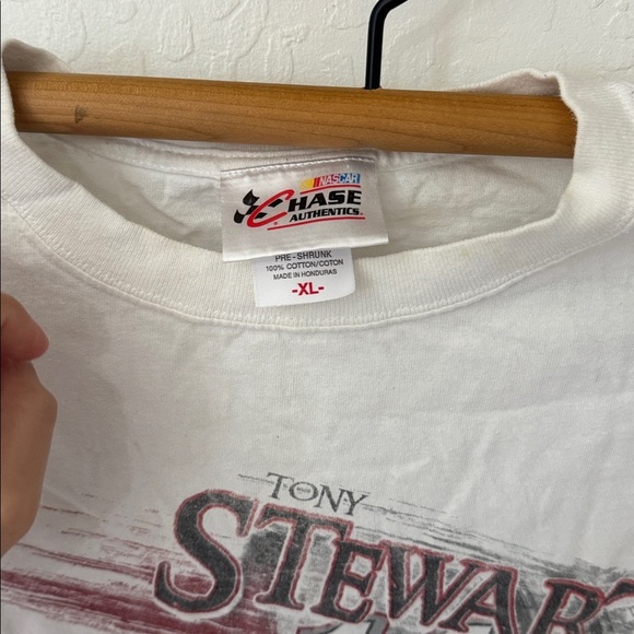 Tony Stewart #14 White Red Vintage Chase Authentic XL NASCAR Graphic T Shirt - Picture 4 of 8